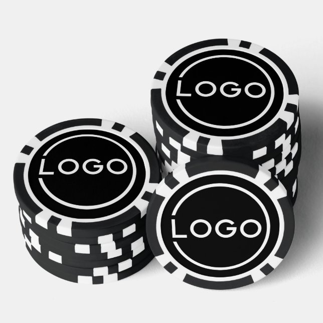 Fichas De Póquer Logotipo Empresarial Personalizado (Pila)