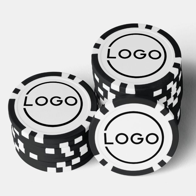 Fichas De Póquer Logotipo Empresarial Personalizado (Pila)