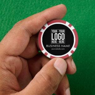 Fichas De Póquer Logotipo Empresarial Personalizado Empresa Corpora