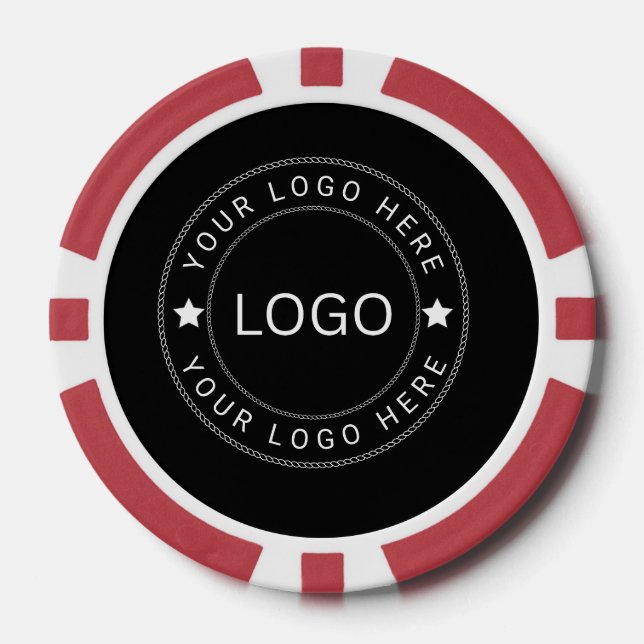 Fichas De Póquer Logotipo personalizado (Anverso)