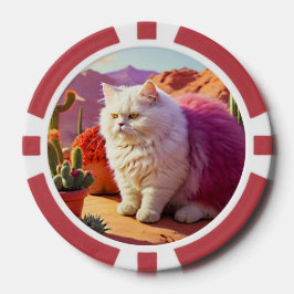 Fichas De Póquer Lucky Poker Chips for Cat Lovers