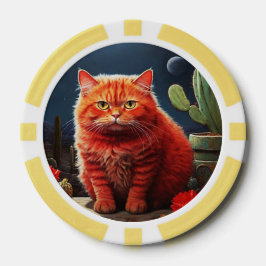 Fichas De Póquer Lucky Poker Chips for Cat Lovers