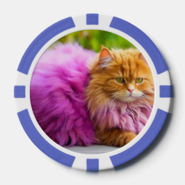 Fichas De Póquer Lucky Poker Chips for Cat Lovers