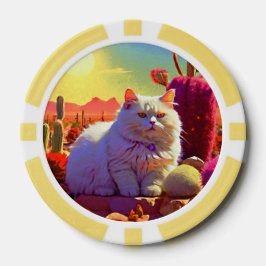 Fichas De Póquer Lucky Poker Chips for Cat Lovers