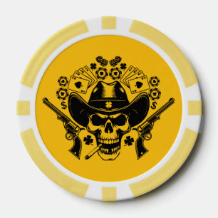 Fichas De Póquer Lucky Poker Skull