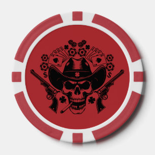 Fichas De Póquer Lucky Poker Skull