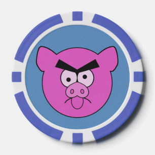 Fichas De Póquer Mad Pig poker chips