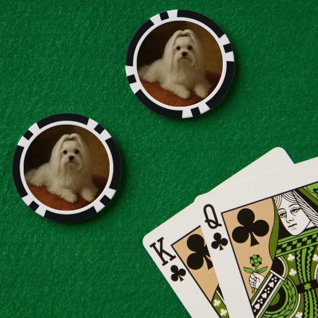 Fichas De Póquer Maltés (Mesa de Poker (Doble))
