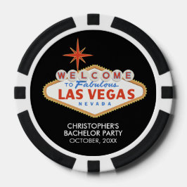 Fichas De Póquer Marcador de Golf Favor de Soltero en Las Vegas Fic