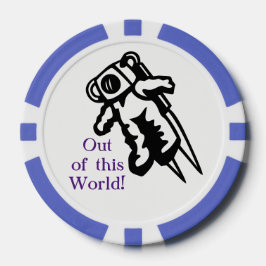 Fichas De Póquer Marcador de pelota de golf de la Escuela de Astron