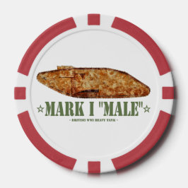 Fichas De Póquer Marcos I Guerra Mundial Masculina Primera Gran Bre