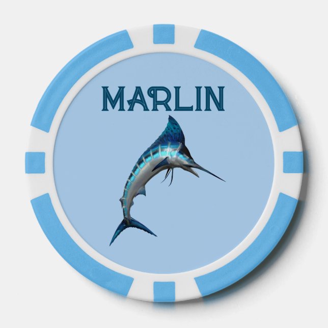 Fichas De Póquer Marlin (Anverso)