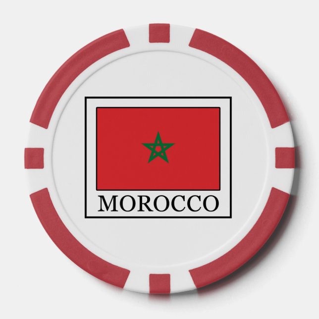 Fichas De Póquer Marruecos (Anverso)
