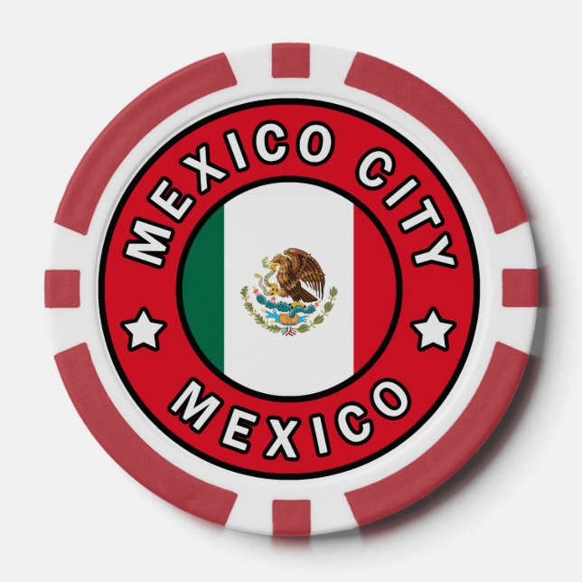 Fichas De Póquer México D.F. (Anverso)