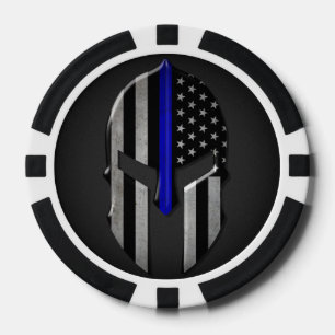 Fichas De Póquer Molon Labe enrarece Blue Line