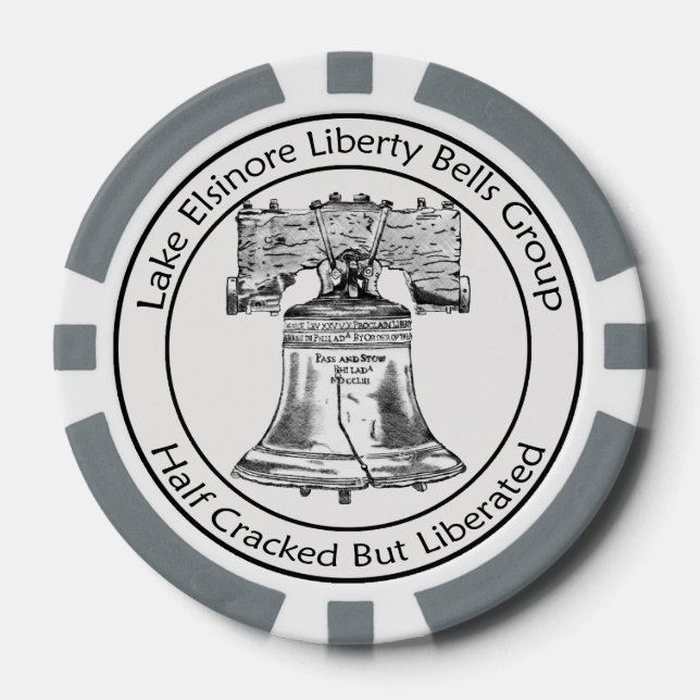 Fichas De Póquer Moneda de aniversario de Liberty Bells (Anverso)