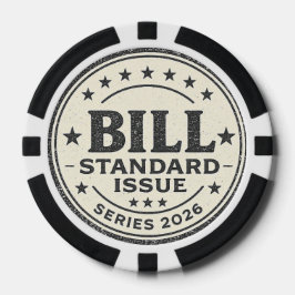 FICHAS DE PÓQUER MONEDA DE JUEGO AUTORIZADA POR BANK OF BILL