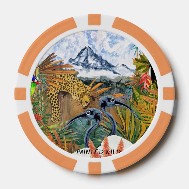 Fichas De Póquer Montaña sagrada (Anverso)