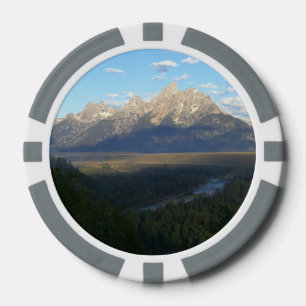 Fichas De Póquer Montañas de Jackson Hole (Parque Nacional Grand Te