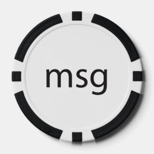 Fichas De Póquer msg
