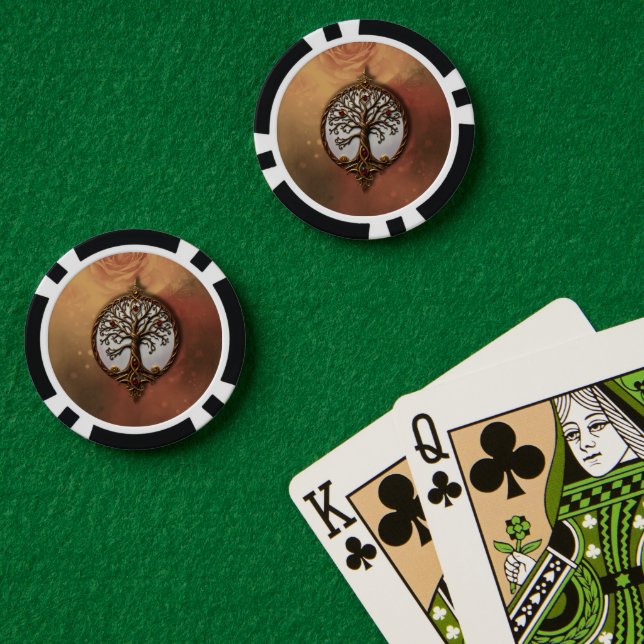 Fichas De Póquer Mystic Life of Tree (Mesa de Poker (Doble))