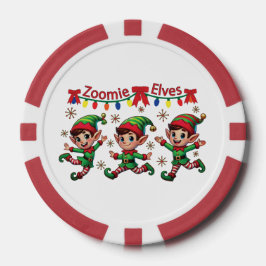 Fichas De Póquer Navidades de Zoomie Elves