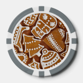 Fichas De Póquer Navidades Gingerbread Holiday Cookies