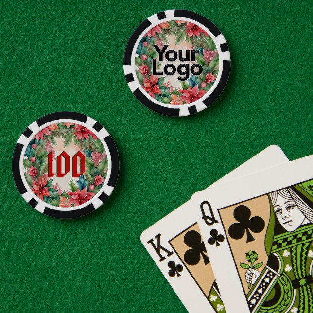 Fichas De Póquer Navidades Holiday Poker Fiesta Empresa (Mesa de Poker (Doble))