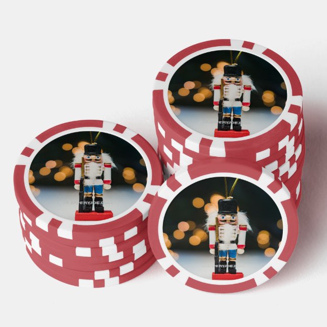 Fichas De Póquer Navidades SlipperyOrnamento figurio nutcracker de  (Pila)