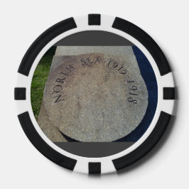 fichas de póquer negro