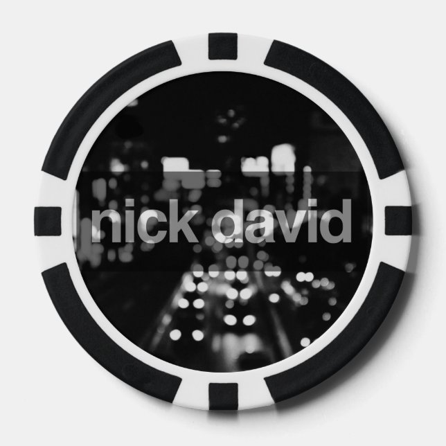 Fichas De Póquer NiCK DAViD - NiCK DAViD Life Poker Chip (Anverso)