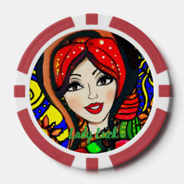 Fichas De Póquer Noche de juegos personalizada para parejas Lady Lu