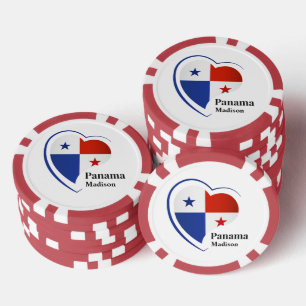 Fichas De Póquer Nombre personalizado Amor Panamá