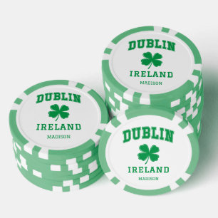 Fichas De Póquer Nombre personalizado Dublín Irlanda