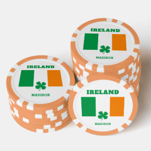 Fichas De Póquer Nombre personalizado Irlanda