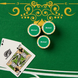 Fichas De Póquer Nombres y colores personalizados Chips de póker pe