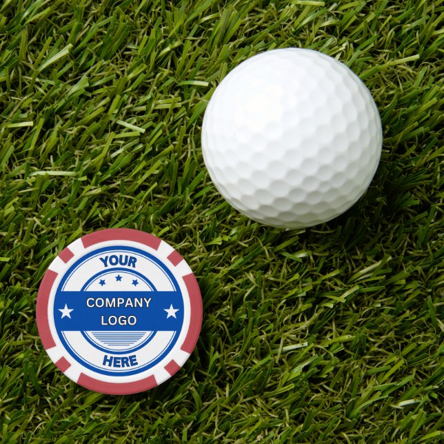 Fichas De Póquer ¡NUEVO! Chips de póker - Rojo - Personalizado (Marcador de pelotas de golf)