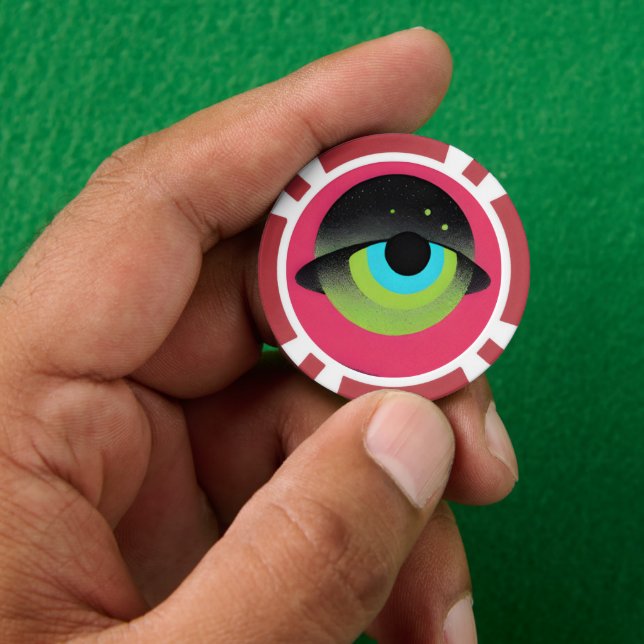 Fichas De Póquer Ojo Acepta Aceptación Radical (Mano)
