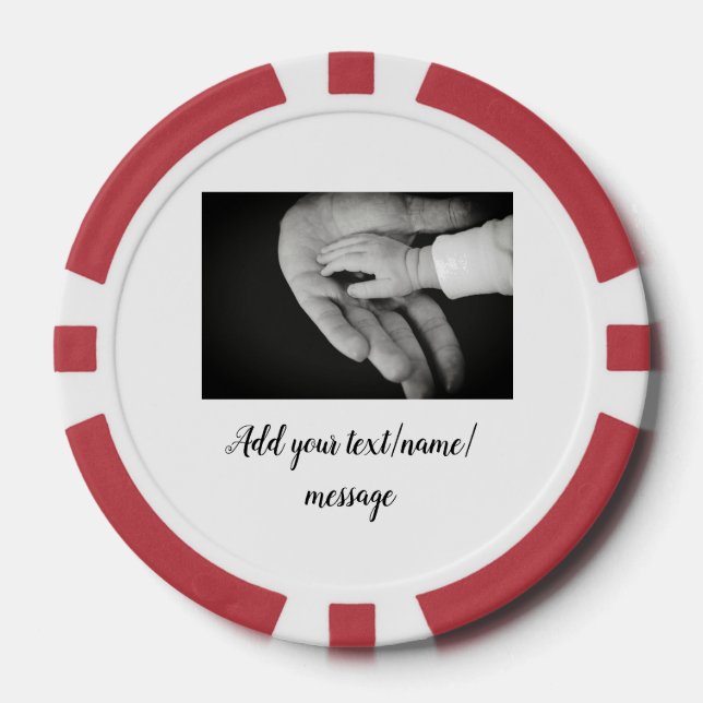 Fichas De Póquer padre, padre, padre, padre... añada foto.......... (Anverso)