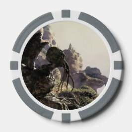 Fichas De Póquer paisaje de fantasía