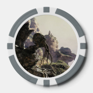 Fichas De Póquer paisaje de fantasía