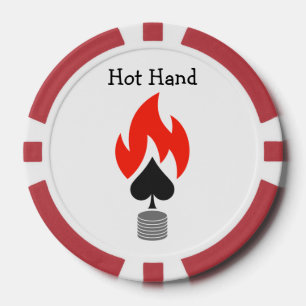 Fichas De Póquer Papel y gatos de inflamación