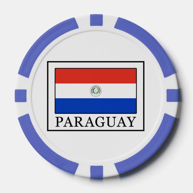 Fichas De Póquer Paraguay (Anverso)