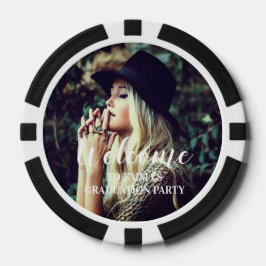 Fichas De Póquer Partido de Graduación de Fotografía Moderna