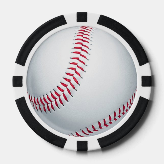 Fichas De Póquer Pelotas de béisbol (Anverso)