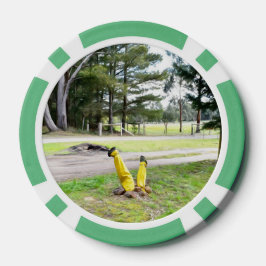 Fichas De Póquer Perdido en el jardín otra vez