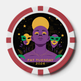 Fichas De Póquer Perfecto para Mardi Gras 2026