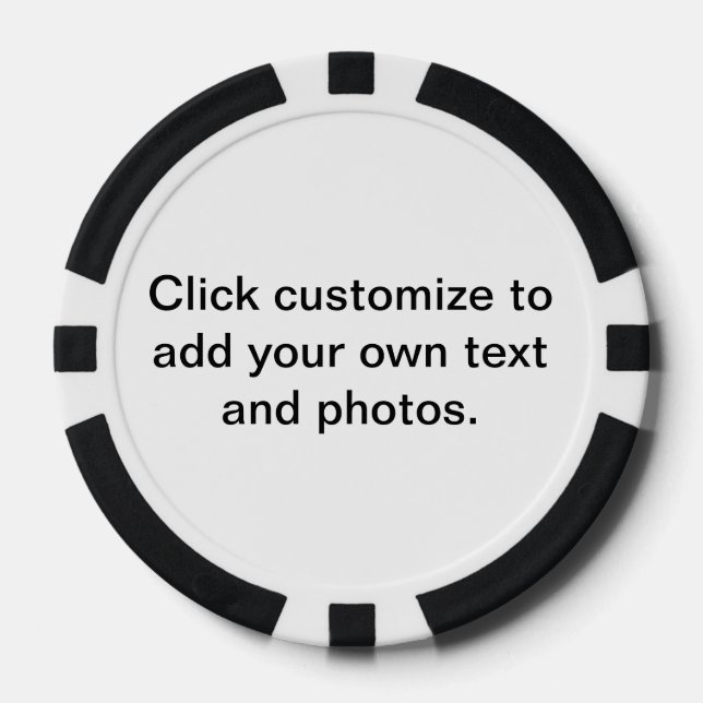 Fichas De Póquer ¡personalizable (Anverso)