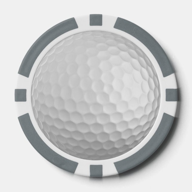 Fichas De Póquer Personalizable de bolas de golf (Anverso)