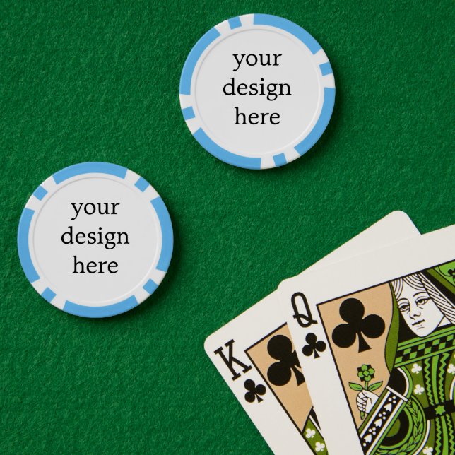 Fichas De Póquer Personalización o Personalizar (Mesa de Poker (Doble))